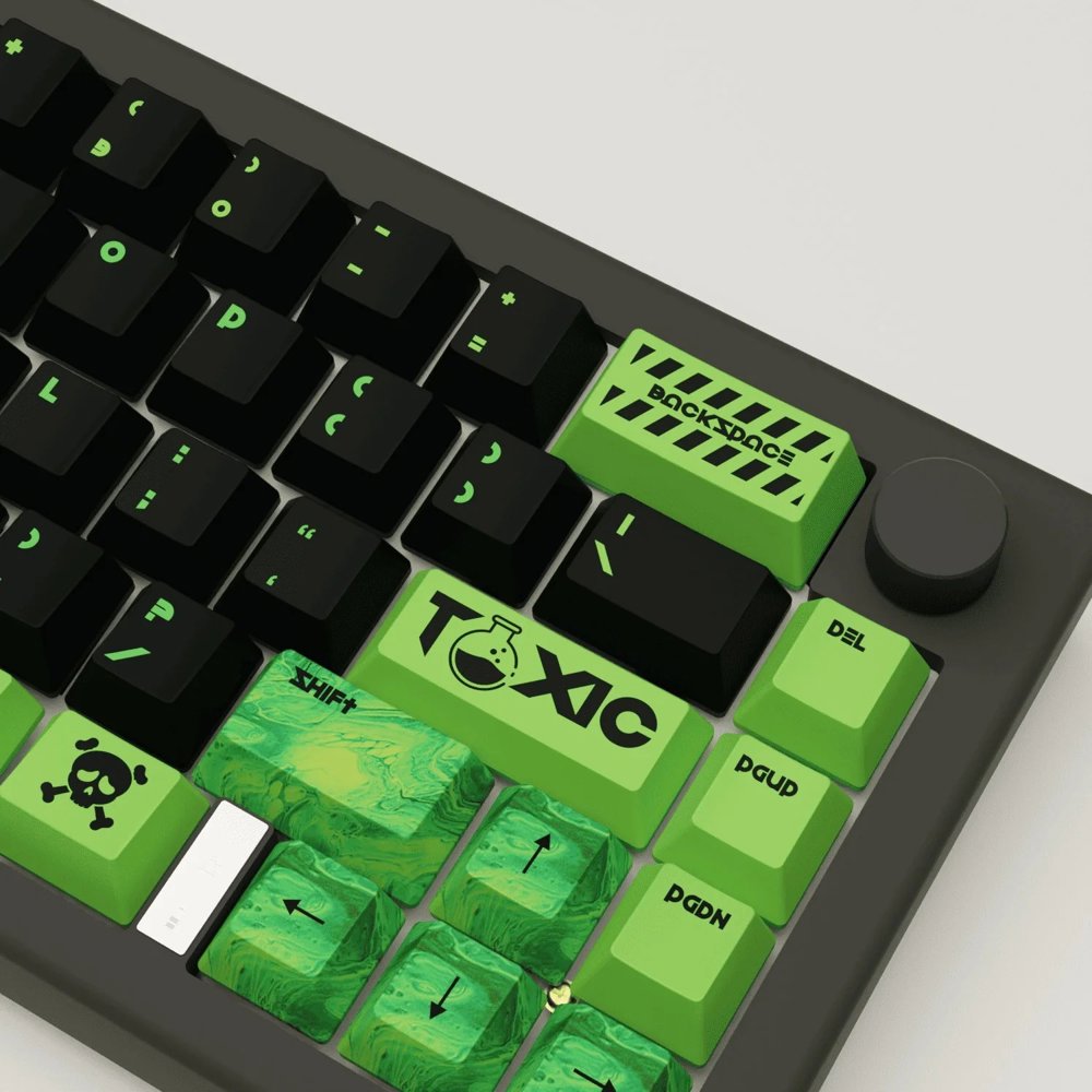 Picture of Toxic Design Keycaps and Mechanical Keyboard